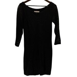 Banana Republic Elegant Black Lace Dress